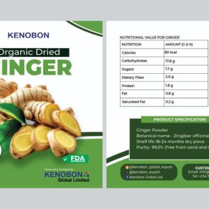 Kenobon Organic Dried Ginger